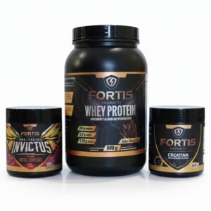 KIT SUPREMO FORTIS - 1 Whey + 2 produtos (Creatina ou  Pré-treino)